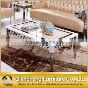 Luxury Steel Frame Dining Table Set thumbnail-5