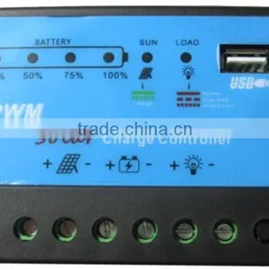 20A PWM Solar Charge Controller Regulator 12V With USB and 4-power Level Display thumbnail-1