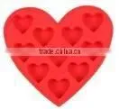 Love Peach Shape Green Non- Pollution Silicone Ice Tray Personalized Custom Silicone Ice Cube Tray thumbnail-1