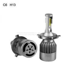 Led Headlight C6 H13 Cob 30W/Bulb 60W/Set 6400lm/set LED Headlight Bulbs Hi/Lo Led Car Headlight Headlamp thumbnail-2