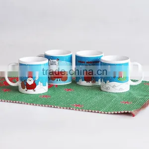 8oz Ceramic Can Shape Coffee Mug, Stoneware With Decal thumbnail-1