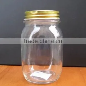 Glass Storage Jar for Jam/glass Bottle/glass Jars and Metal Lids thumbnail-1