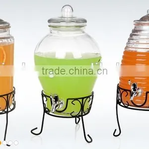 Convenient Giant Glass Jar With Tap for Drinking thumbnail-4