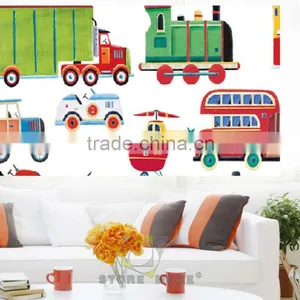 Cars PVC Removable Cartoon Baby Wall Stickers thumbnail-1