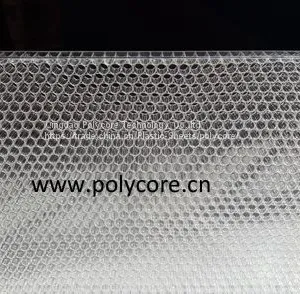 Translucent Waterproof Light Weight Stiffness Strength PC Honeycomb Core thumbnail-5