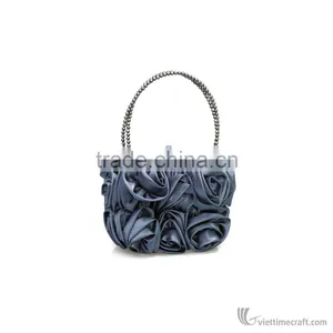 Rose Clutch, Many Color, Handmade in Vietnam thumbnail-2