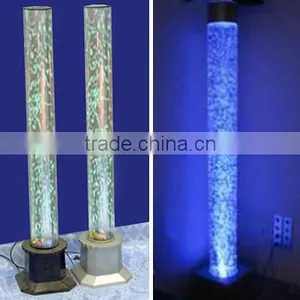 Color Changing LED Light Circular Acrylic Water Bubble Column 550173 thumbnail-4