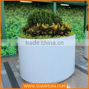 Decorative Fiberglass Square Glass Vase thumbnail-1