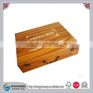 Pine Type and Wood Material Wooden Wine Glass Case thumbnail-1
