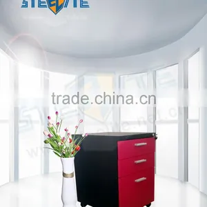 Movable File Cabinet, 3 Drawer Cabinet, Moving File Chest thumbnail-4