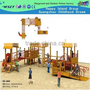 (HD-5401) Wooden Playground Series Wooden Boat Playground Equipment thumbnail-6