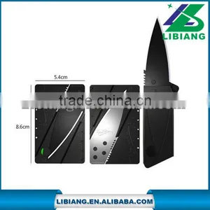 Special Gift for Men Stainless Steel With Metal Handle Portable Survival Blade Wallet Foldable Credit Card Knife thumbnail-1