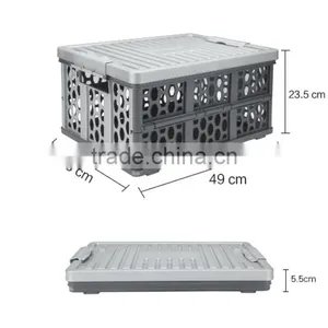 Best Quality Flexible Plastic Foldable Car Storage Box Organizer thumbnail-2