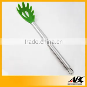 FDA Stainless Steel Handle Nylon Spaghetti Spoon thumbnail-5