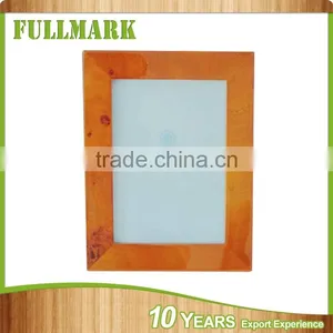 Simple Flat Black Wooden Photo Frame With Logo thumbnail-1