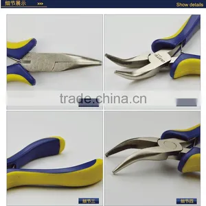 Mini Angle Jaw Tongs Bent Nose Pliers thumbnail-4