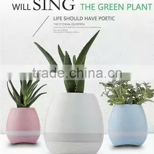 2017 New Design High Quality Music Playing Buetooth Speaker Bonsai Music Flower Pot thumbnail-1