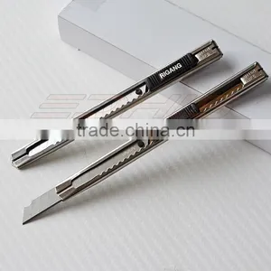 Retractable Folding Utility Knife Box Cutter With 9mm Sharp Blade /Thin Blade Knife thumbnail-1