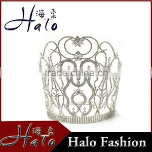 H172-124 Graduation Dancing Shows Crystal Crown and Tiaras In Halo thumbnail-1