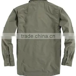 Men's 100% Cotton Poplin Casual Shirt With Long Sleeve thumbnail-2