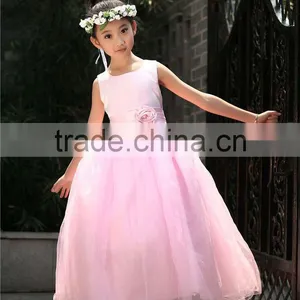 2015 New Flower Girl Dress , Wedding Party Used Baby Dress Princess Dress Baby Girls Dresses .Vestidos Infantil . 3-12 Yrs thumbnail-3