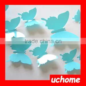 UCHOME Butterfly Garden Acrylic Wall Mirror Stickers thumbnail-3