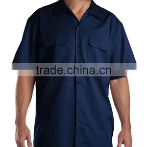 Direct Factory Wholesale Custom Black Mens Work Shirts for Men thumbnail-3