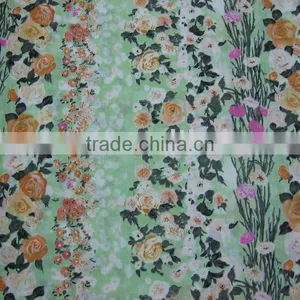 Hot Sales Apparel Fabric 100% Cotton Woven Fashion Digital Voile Print Fabric thumbnail-1