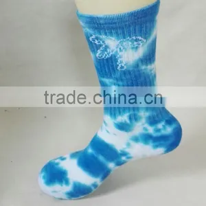 Custom Wholesale Crew Sport Tie Dye Socks thumbnail-2