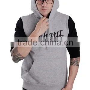 Lightweight Custom Two Color Long Sleeve Hoodies,hoodies for Men thumbnail-1