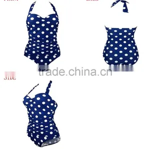 Elegant Inspired Retro Vintage One Piece Pin Up Monokinis Swimsuit thumbnail-5
