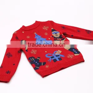 Fashion Party Christmas Trees Apparel Knits Red Sweater Christmas Jumpers thumbnail-2