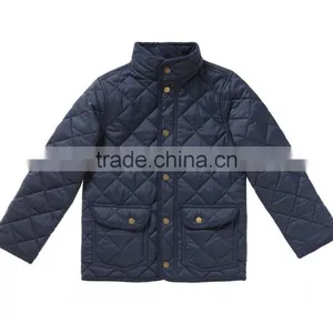 100% Polyester, Taffeta, Down Touch Quilted Padding Children Boys Popular Jacket thumbnail-1