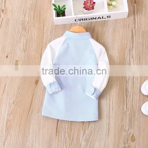 2-7 Years 2017 New Wholesale Autumn Full Sleeve Cotton Stitching Kids Boys Shirt thumbnail-5