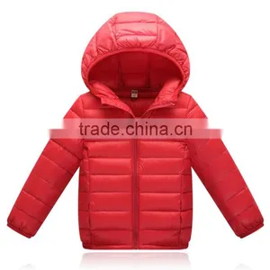 Factory! Custom Cheap but Quality Children Winter Jacket/design Kids Quilted Down Feather Jacket thumbnail-3