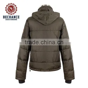 Mens Long Padded Parka Jacket With Raccoon Fur thumbnail-2
