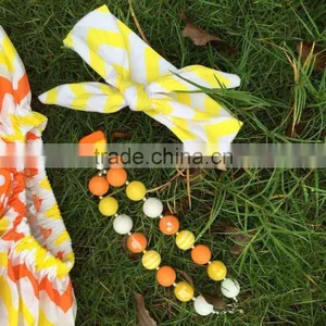 2015 New Arrival Kids Old Fashioned Dress Kids Boutique Dress Girl Pillowcase Chervon Dress Yiwu Mommyhome Garment Factory thumbnail-2
