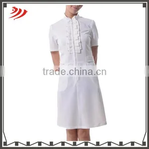 Wholesale Fashionable White Female Nurse Uniform Design thumbnail-1