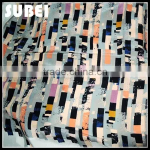 12MM Summer New Design Geometric Figure Pure Silk CREPE DE-CHINE Fabric,Good Quality Mulberry Silk Fabric thumbnail-4