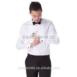 Tuxedo Shirt Long Sleeve Shirt for Men Spandex/cotton /polyester 2017 thumbnail-1