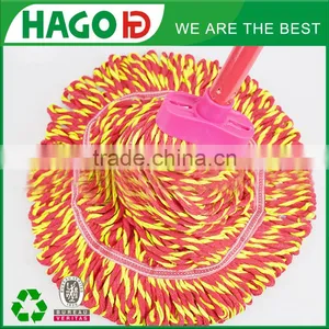 Hot Sell Extendable Steel Pole Microfiber Magic Cleaning Twist Cotton Mop thumbnail-1