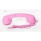 Pink Anti Radiation Bluetooth Mini Handset Telephone Receiver for Mobile Phone thumbnail-1