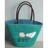 Wheat Straw Tote Bag,China Straw Shopping Basket thumbnail-1