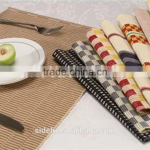 Durable Cheap Hotel Ribbed 100% Cotton Placemat thumbnail-3