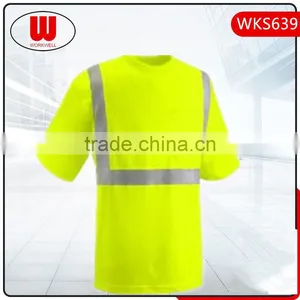 High Visibility Security Protective Blank t Shirt thumbnail-1