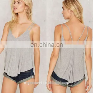 2017 Latest Fashion Top Design Straps Details Tank Top Women thumbnail-1