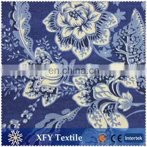 Wholesale Linen Cotton Blend Printed Fabric thumbnail-6