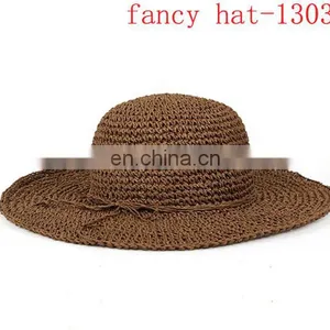 Newest Natural Brown Straw Hat More Style Wholesale thumbnail-3