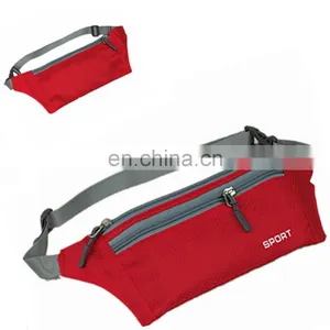 Purple Color Unisex Waterproof Nylon RFID Money Pouch Belt thumbnail-5