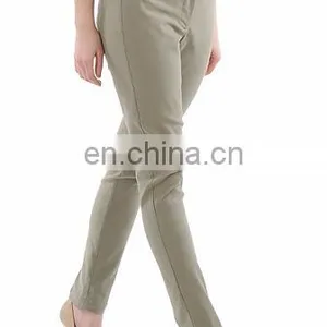 Female Trousers With Stretch Twill Ankle Pants thumbnail-2